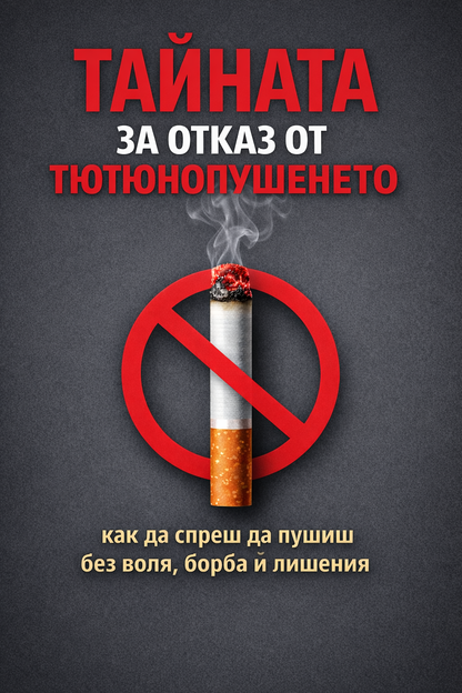 Електронна Книга: Тайната за отказ от цигарите